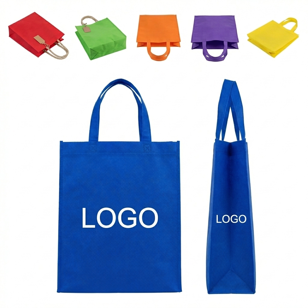 Premium Non-Woven Reusable Grocery Tote with Handles