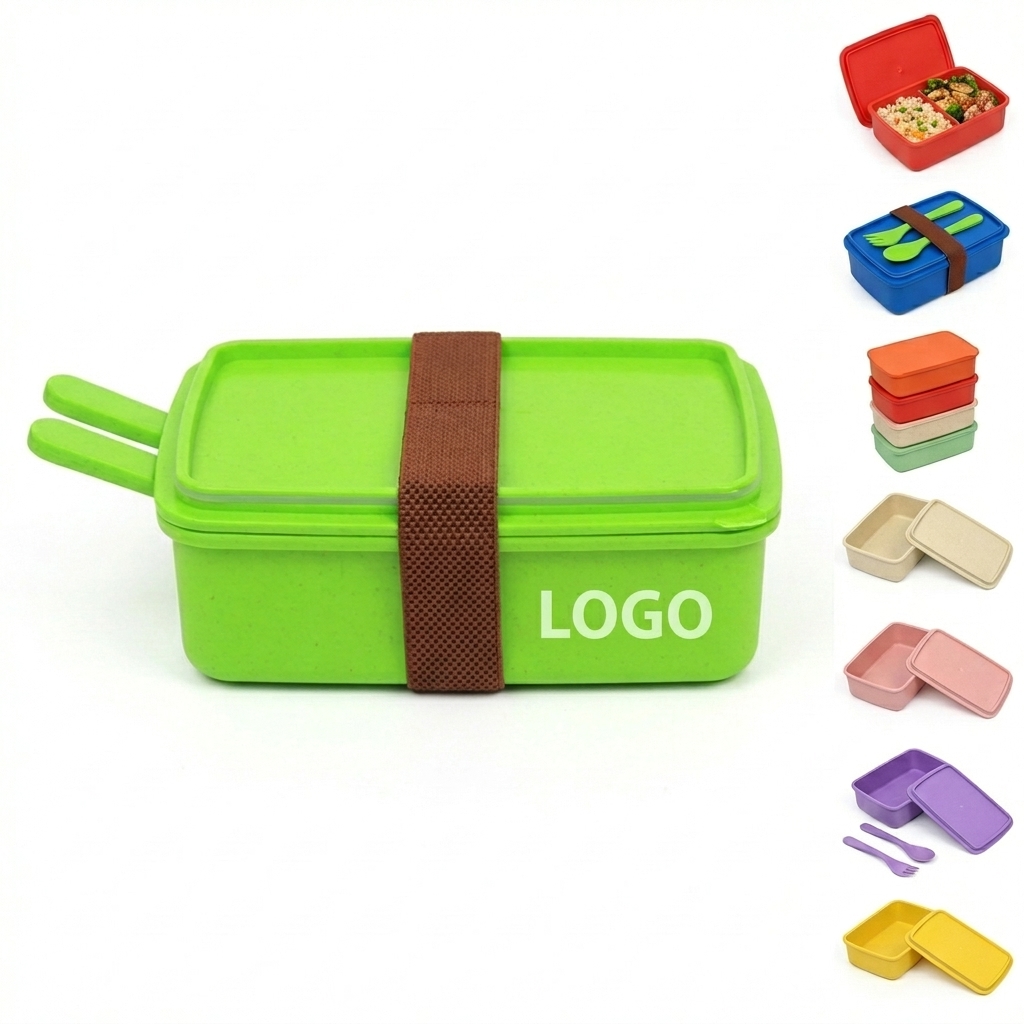 Bento Bliss BPA-Free Organic Wheat Straw Lunch Box Set