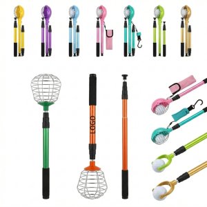 72-Inch Rust-Proof Golf Ball Picker Upper with Telescoping Pole